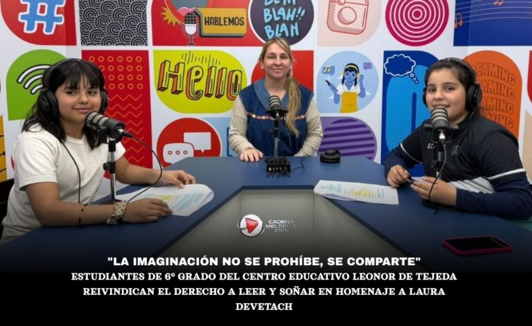 Radio en la Radio: Estudiantes de Sexto Grado Reivindican el Derecho a Imaginar en Homenaje a Laura Devetach