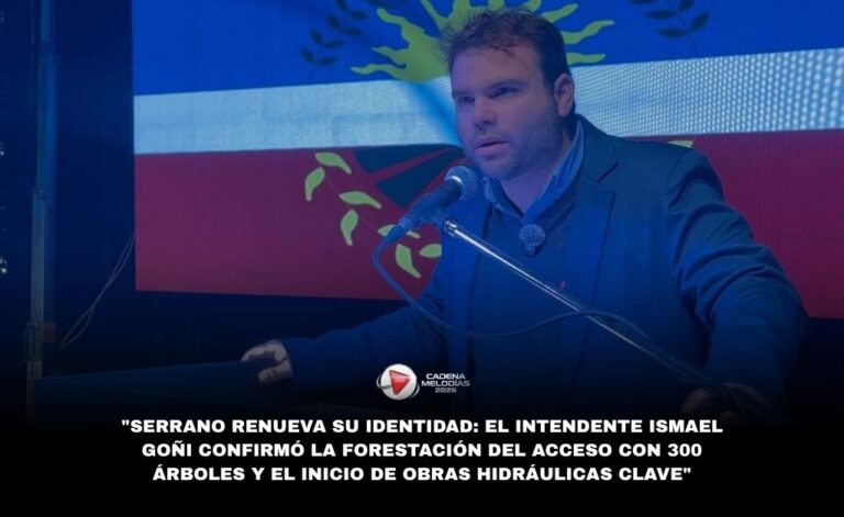 Serrano avanza con una ambiciosa forestación y obras hidráulicas clave, según el Intendente Ismael Goñi