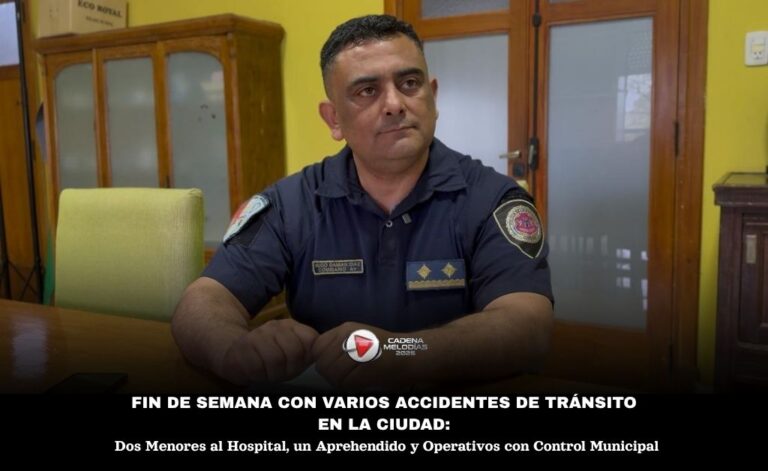 Parte Policial del Fin de Semana: Varios Accidentes de Tránsito, Aprehensión y Operativos Conjuntos en la Ciudad