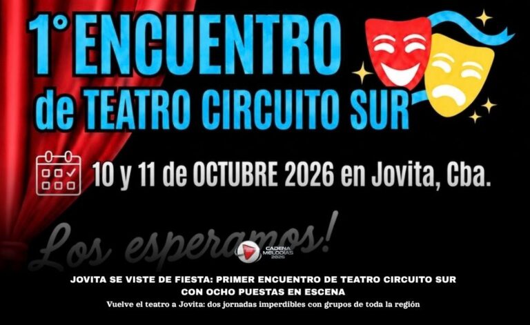 Jovita se prepara para el Primer Encuentro de Teatro Circuito Sur