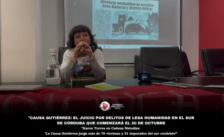 📌 JUICIO HISTÓRICO: COMENZA LA CAUSA GUTIÉRREZ POR DELITOS DE LESA HUMANIDAD EN EL SUR DE CÓRDOBA