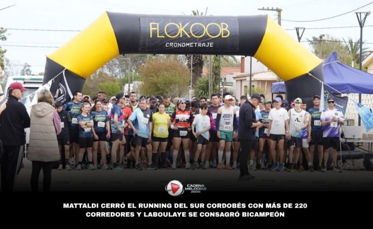 Mattaldi fue escenario del cierre del Running del Sur Cordobés: fiesta, récord de corredores y Laboulaye bicampeón