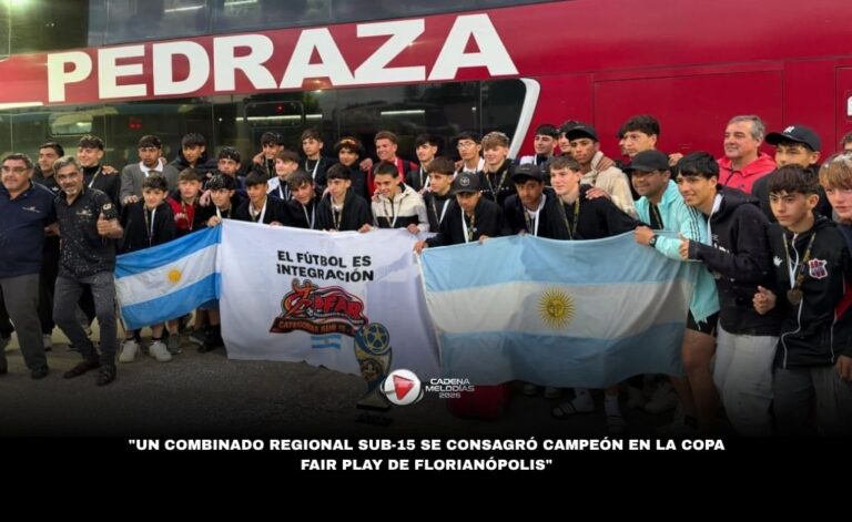 ¡Campeones en Brasil! 🏆🇦🇷 El combinado regional Sub-15 levantó la Copa Fair Play en Florianópolis