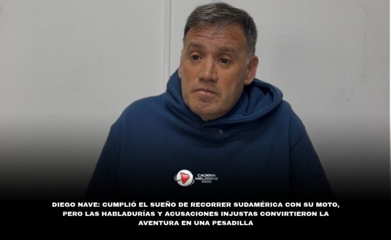Diego Nave: cumplió el sueño de recorrer Sudamérica con su moto, pero las habladurías convirtieron la aventura en una pesadilla