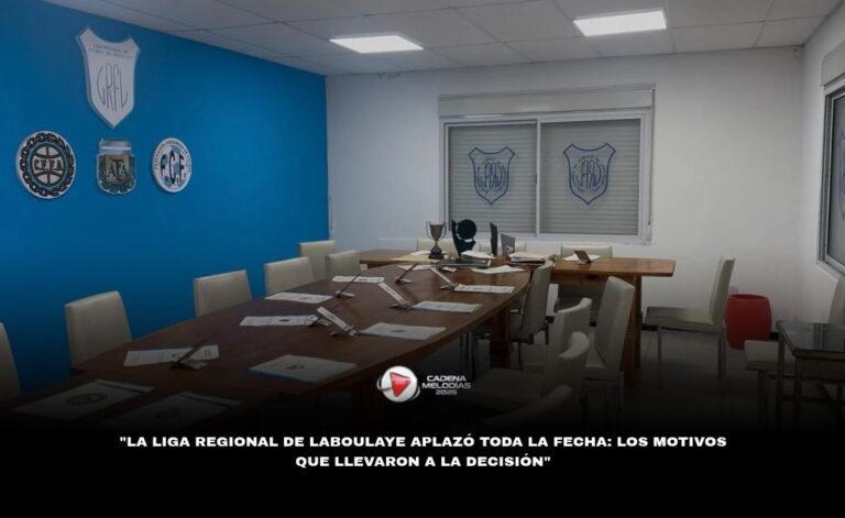 Se aplazó la fecha de la Liga Regional de Fútbol de Laboulaye: los motivos detrás de la decisión