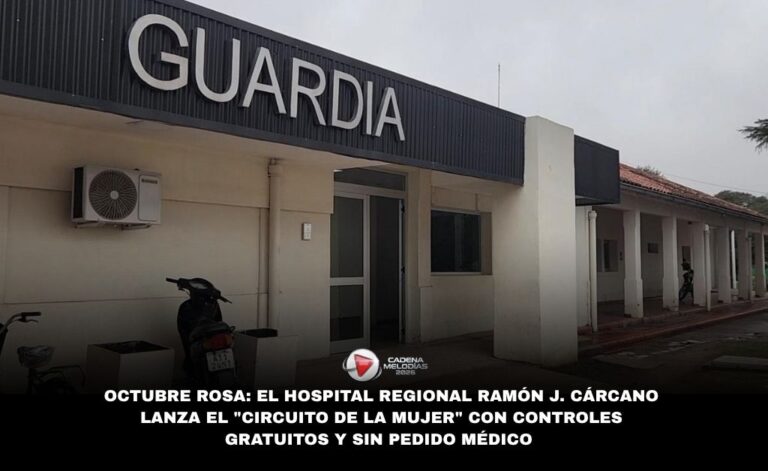 Octubre Rosa en Roque Sáenz Peña: El Hospital Regional pone en marcha el «Circuito de la Mujer»